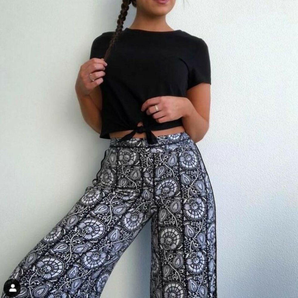 TIGERLILY Celesse High Waist Wide-Leg Pants RRP$199 - Picture 6 of 16